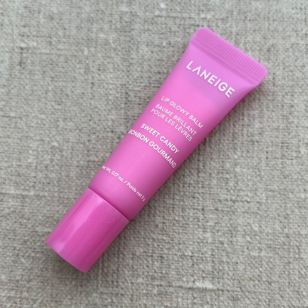 ❤️3 for $25❤️ Laneige Lip Glowy Balm mini in Sweet Candy - Picture 4 of 4